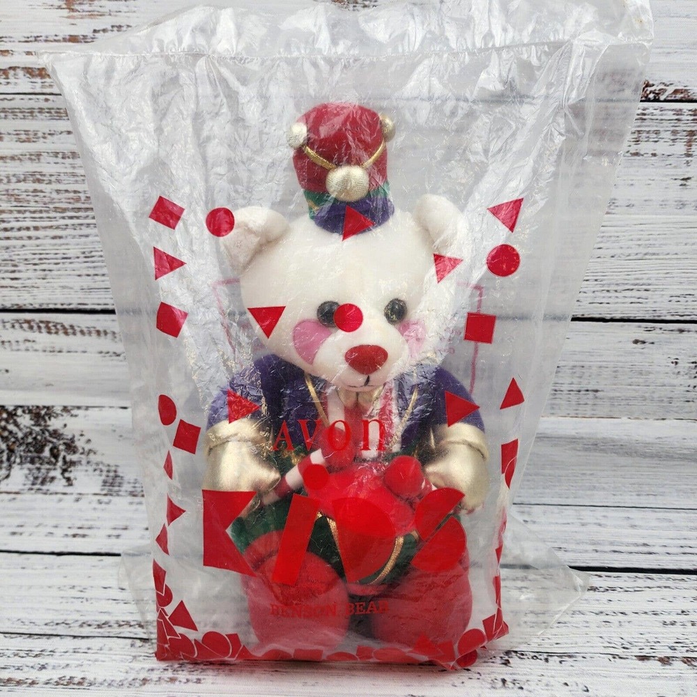 Avon Benson Bear Christmas Plush Vintage 1994 Drummer Boy Tall New Sealed READ